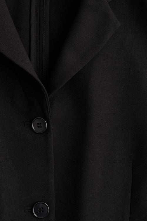 Jersey blazer - black