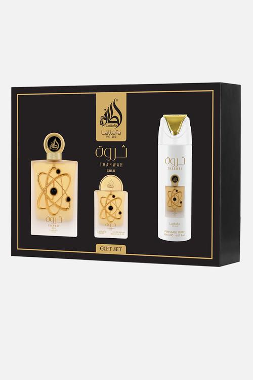 Lattafa Pride Tharwah Gold Edp Giftset - 100ml