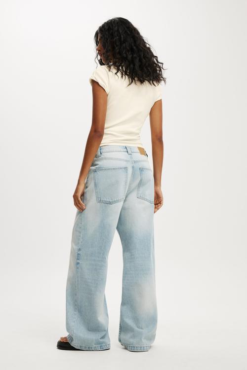 Low Super Baggy Jean - Malibu Blue