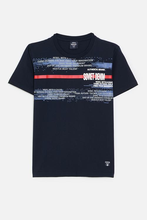 Boys fashion T-shirt - navy