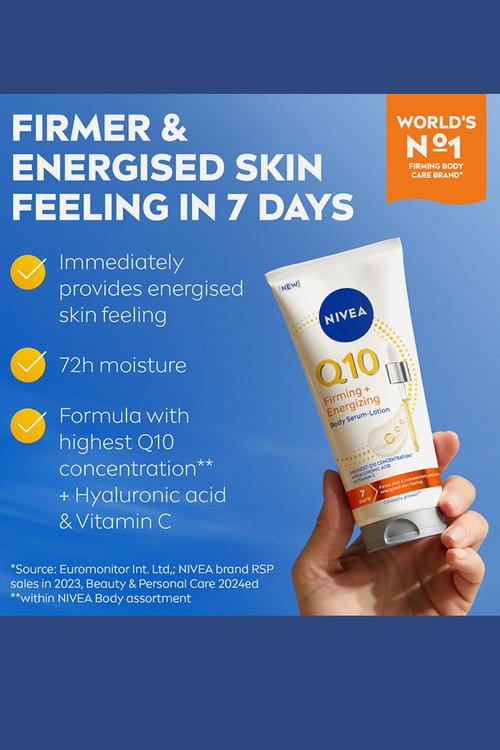 Q10 Firming plus Energising Body Serum Lotion Tube - 200ml