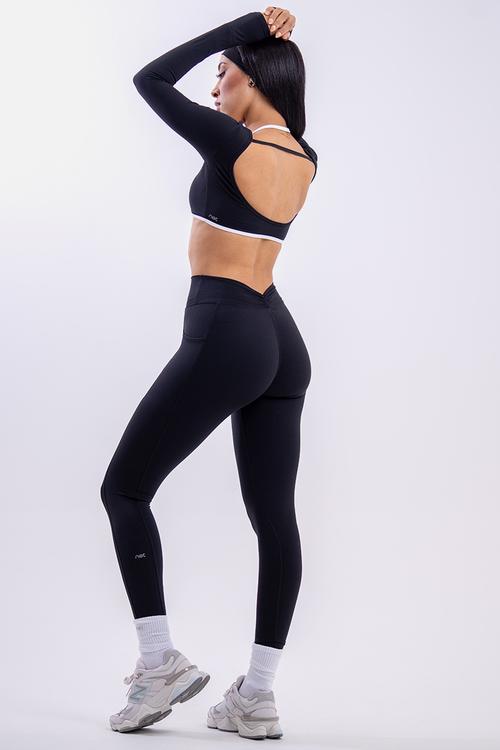Cupid curve leggings - jet black