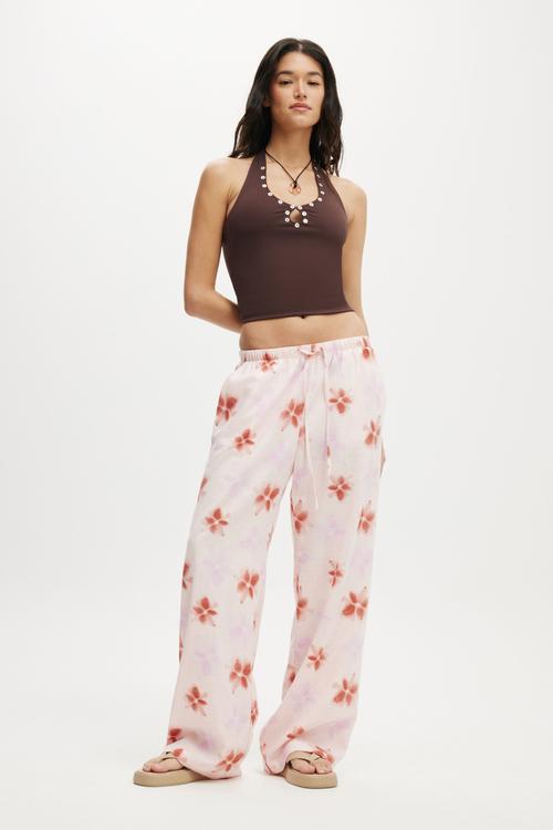 Bailey keyhole button detail halter - dark oak
