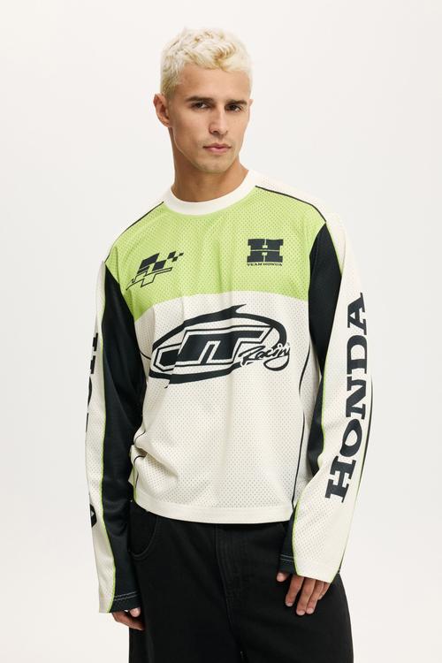 Honda X Jt Racing Ls Football Jersey - Lcn Hon Vintage White