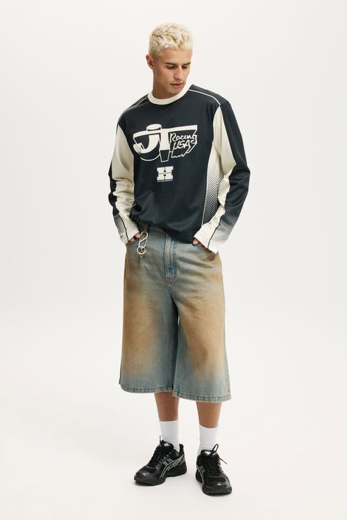 Honda X Jt Racing Ls Football Jersey - Lcn Hon Black / Jt X Honda - Racing Usa Corp