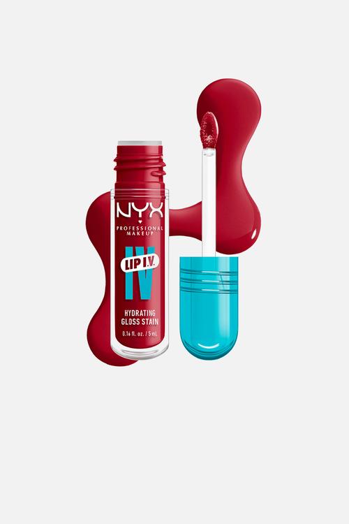 Lip IV Hydrating Glossy Lip Stain With 12hr Hydration - Redy Set Wet