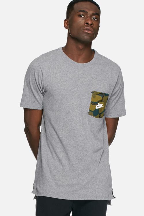 Drop hem T-shirt