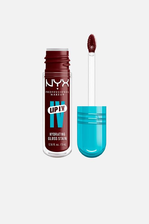 Lip IV Hydrating Glossy Lip Stain With 12hr Hydration - Water Bout Wine