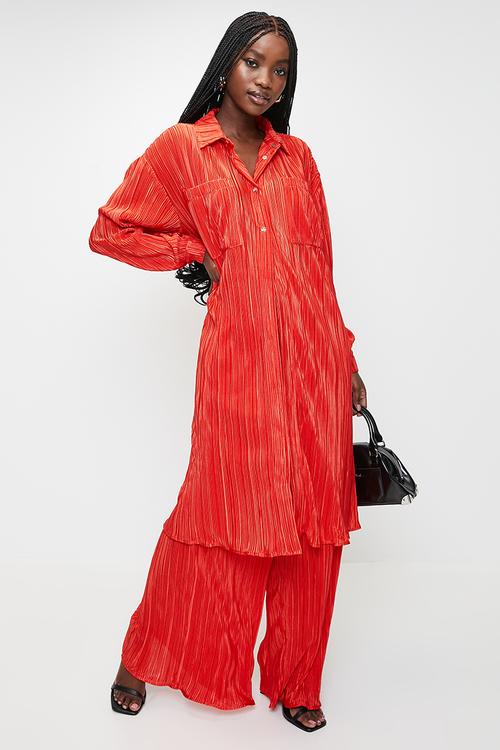 Ladies Yuna Yoga Shirt - Red
