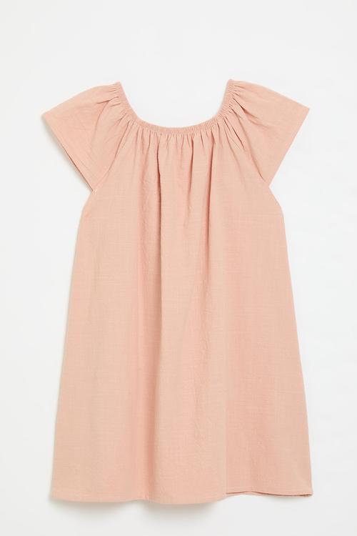 Cap sleeve dress - light pink