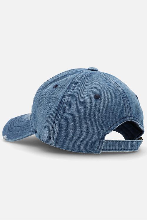 Era Distressed denim Cap - blue