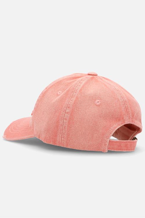 Era Distressed denim Cap - Coral