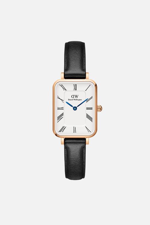 Quadro Roman Numerals Sheffield Watch - Black