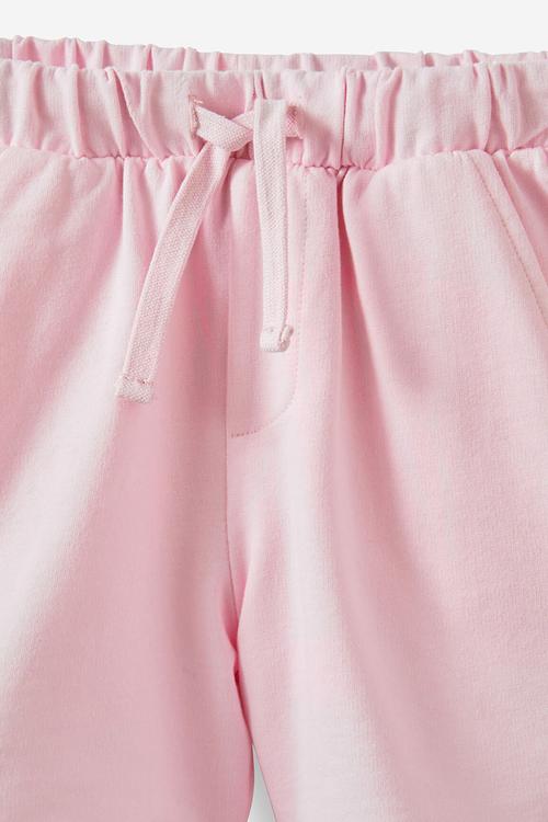 Izzy summer short - tea party pink/vanilla stripe
