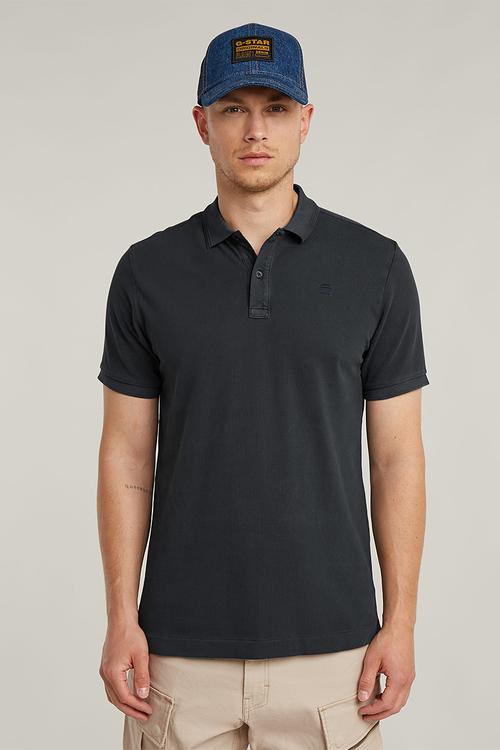 Dunda Overdyed Slim Polo S\S - Salute Gd