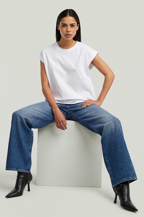 Bowey 3D Boyfriend Jeans Wmn - Faded Blue Chrome