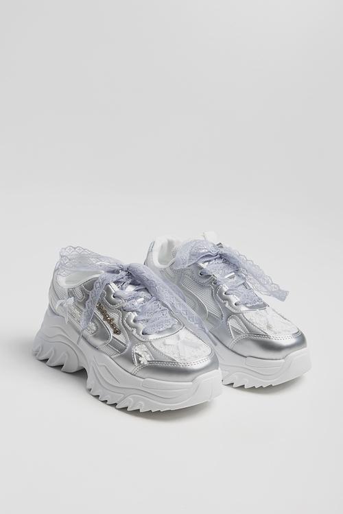 BOWIE SNEAKER - SILVER