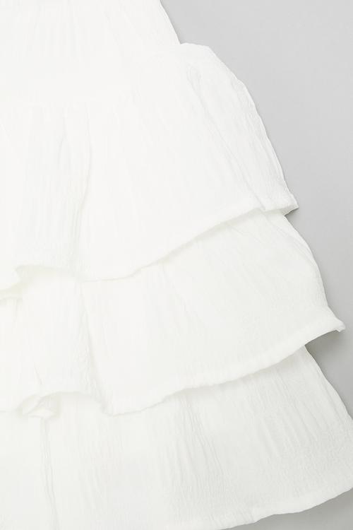 Rah-rah skirt - white