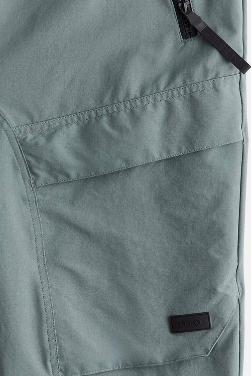 Regular fit sports cargo joggers - dark sage green