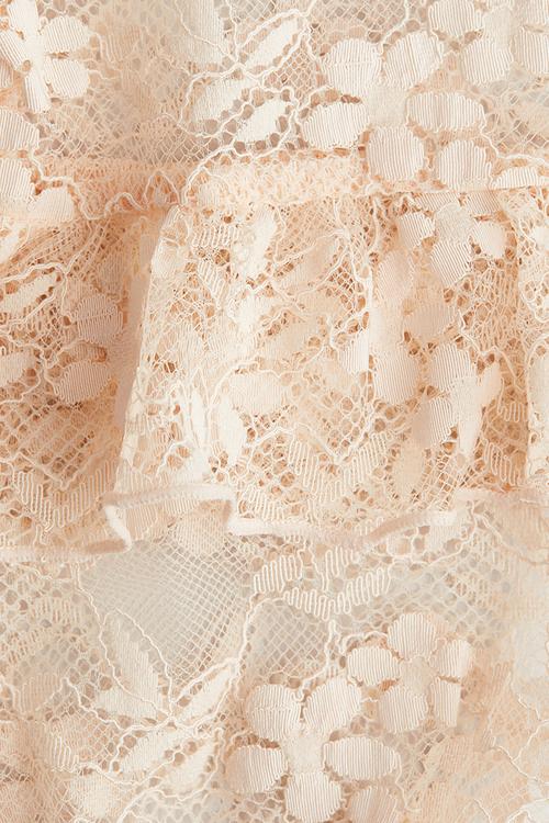 Lace blouse - peach pink 