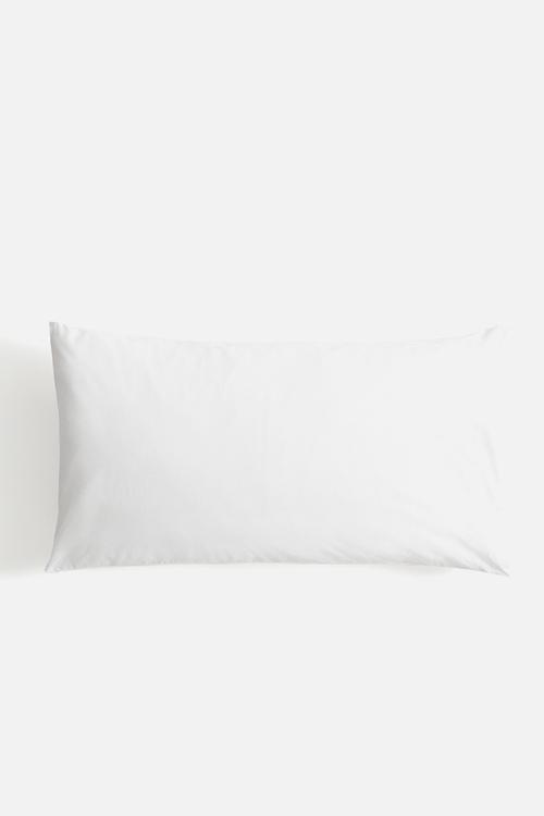 Cotton pillowcase - white