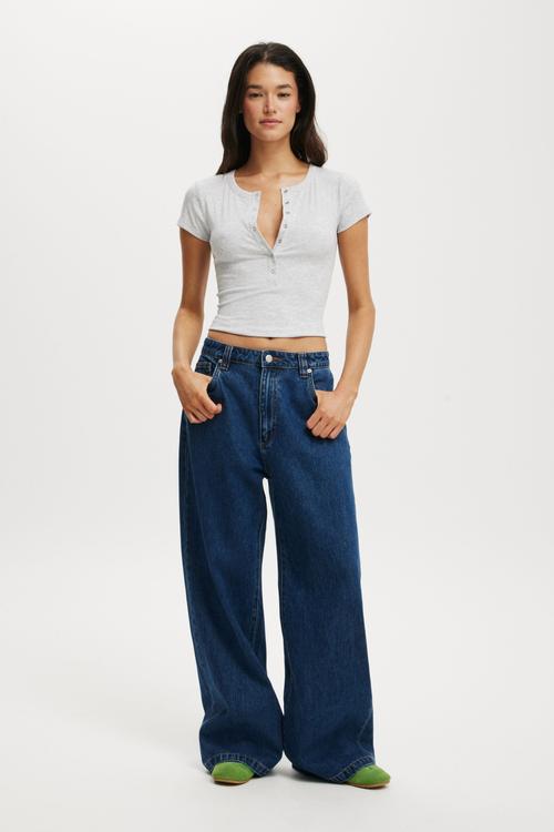 Low super baggy jean - sandman blue