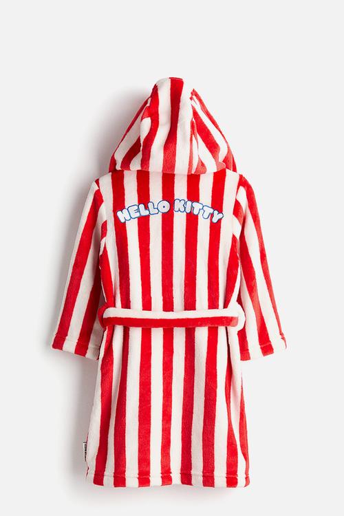 Fleece dressing gown - red/hello kitty
