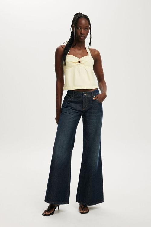 Luxe Linen Halter - Vanilla Glow