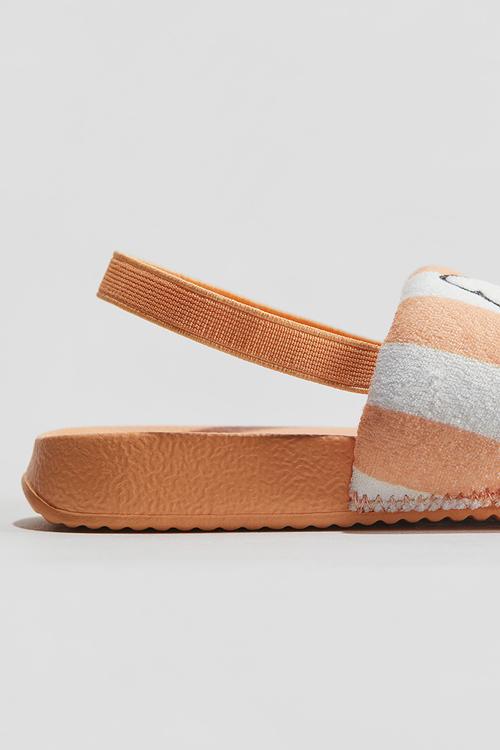 Pool shoes - orange hello kitty