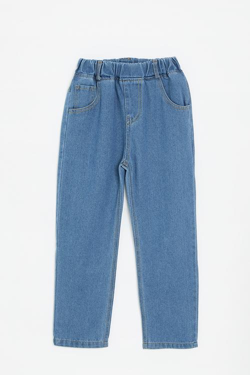 Elasticated waist jeans - stone wash