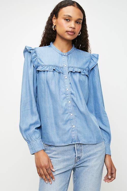 Jadine denim cami tank - dazzle me trucker