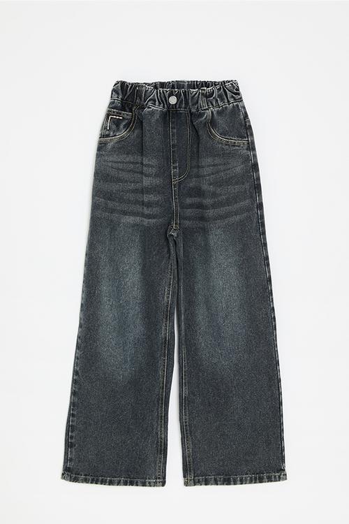 Wide leg jeans - blue.