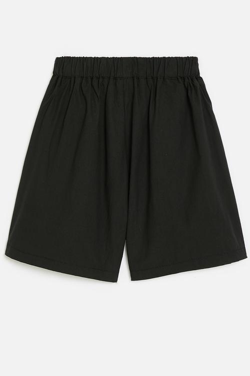 Elasticated shorts - black
