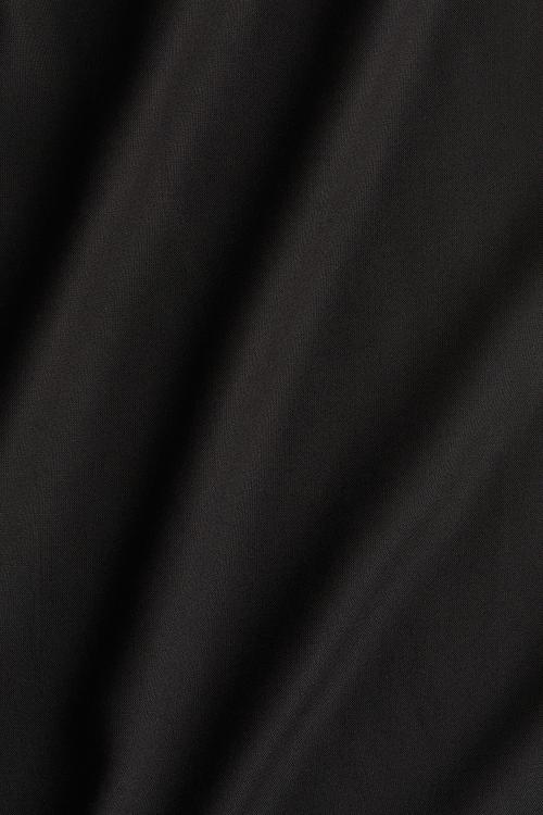 Viscose tunic dress - black