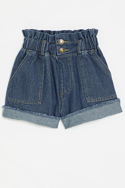 Denim shorts - blue