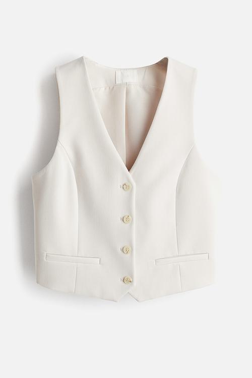 Suit waistcoat - pale beige