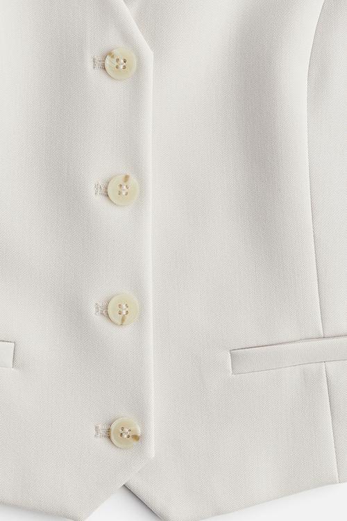 Suit waistcoat - pale beige