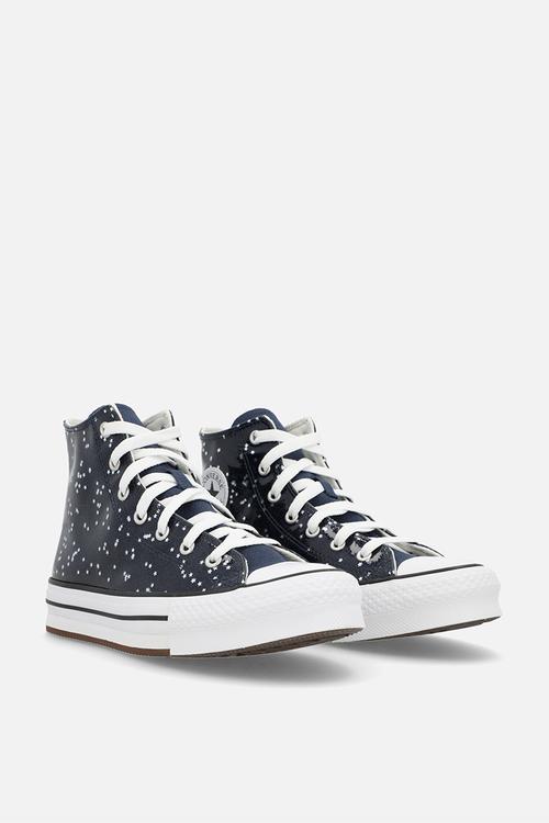 Chuck Taylor All Star Eva Lift Glitter Platform - Navy/White/Egret