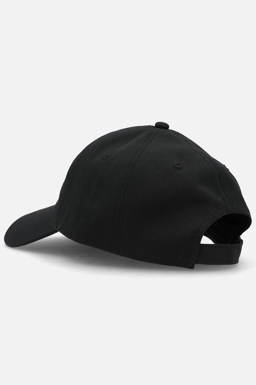 6 Panel Badge Peak - Black