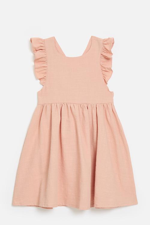 Criss cross dress - pink