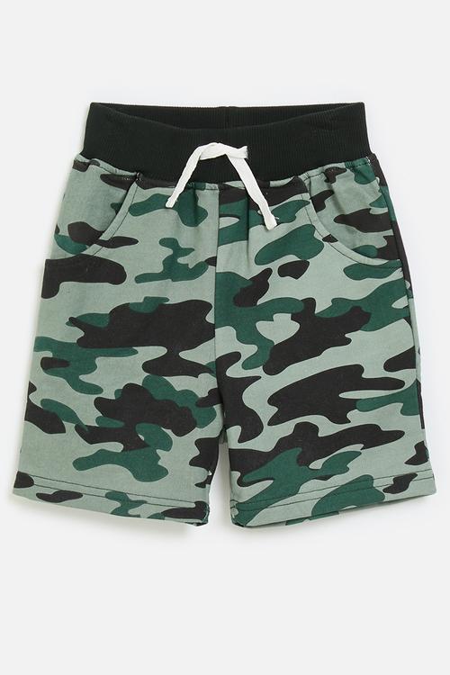 Camo print shorts - multi
