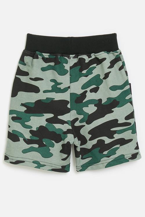 Camo print shorts - multi