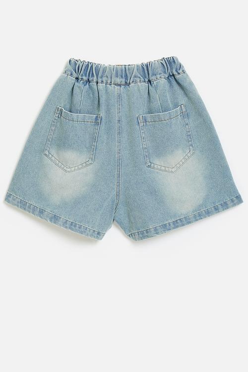 Denim skort - blue