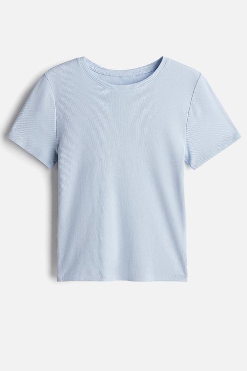 Fitted T-shirt - light blue