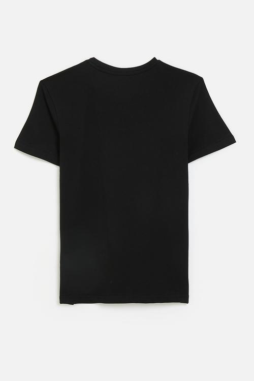 Boys ted printed ss tee - black