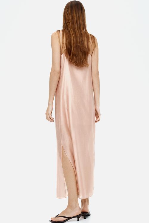 Strappy dress - powder pink
