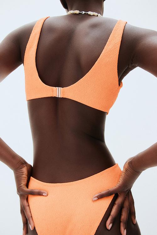 Padded bikini top - orange