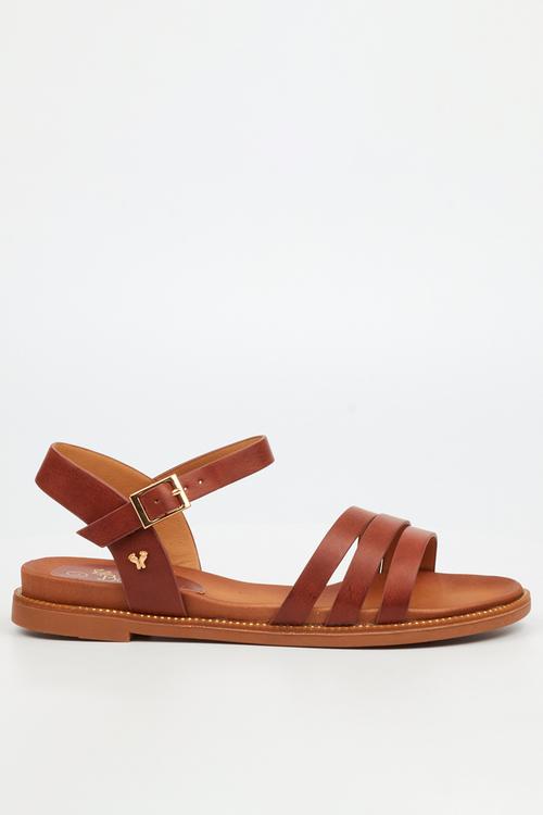 Ellie 11 ankle strap - tan