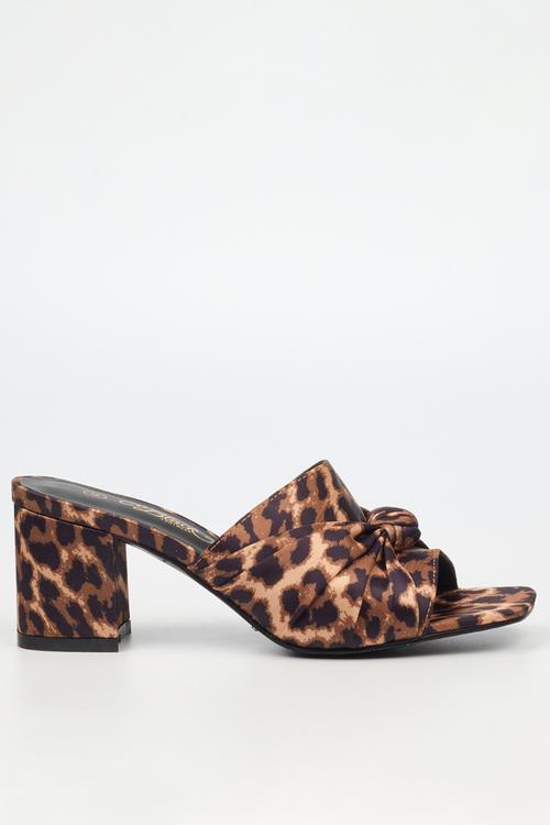 Nolwazi 1 block heel mule - leopard