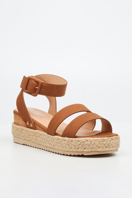 Steffi 2 wedge - tan